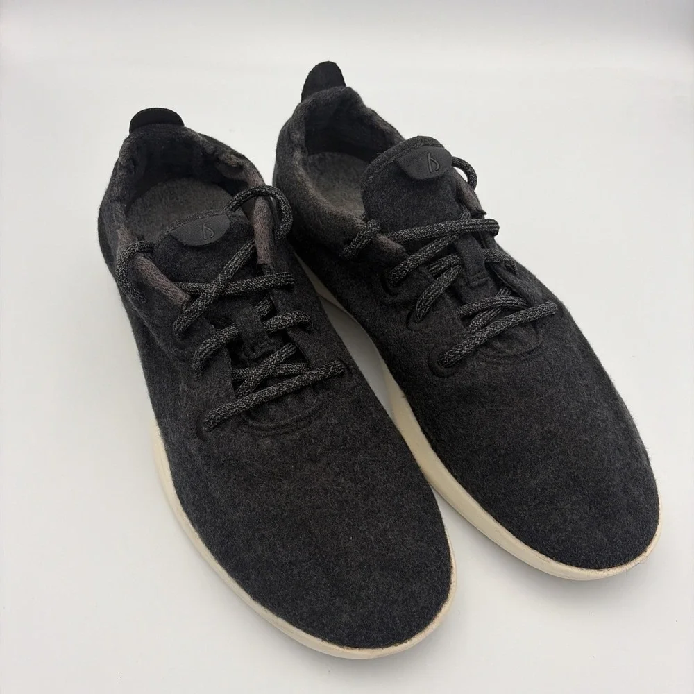 Allbirds Wool Runners Mens Size 11 Black Athletic Running Walking Shoes Sneakers